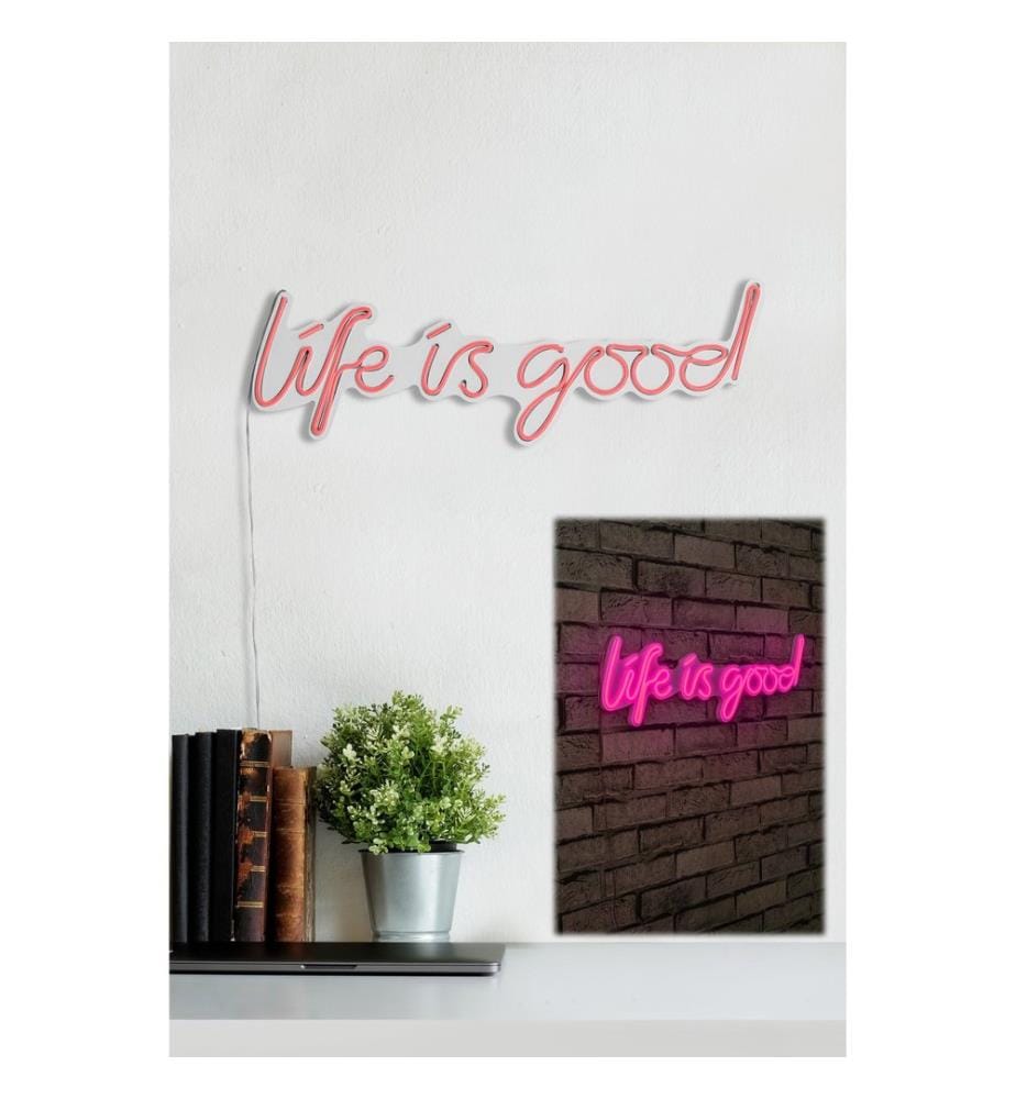 Éclairage décoratif à LED en plastique, rose, bandes de néon flexibles, tension d'alimentation 12 V