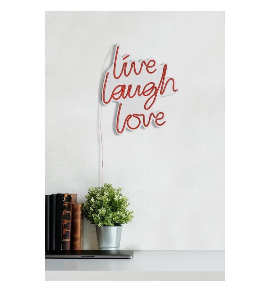 Illuminazione decorativa a LED in plastica, strisce al neon flessibili rosse, tensione di esercizio 12 V CC