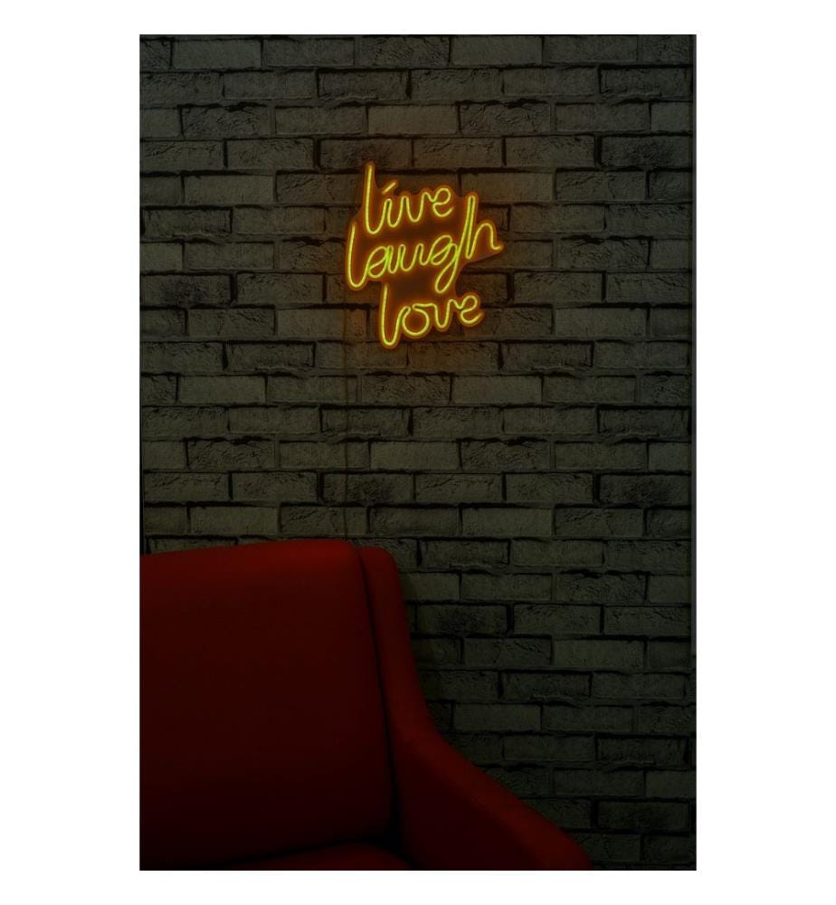 Illuminazione decorativa a LED in plastica, strisce al neon flessibili gialle, tensione di esercizio 12 V CC
