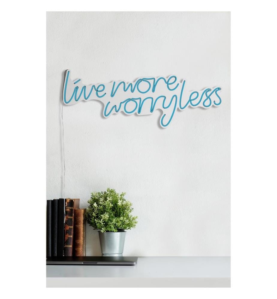 Illuminazione decorativa a LED in plastica, blu, strisce al neon flessibili, tensione di esercizio 12 V CC