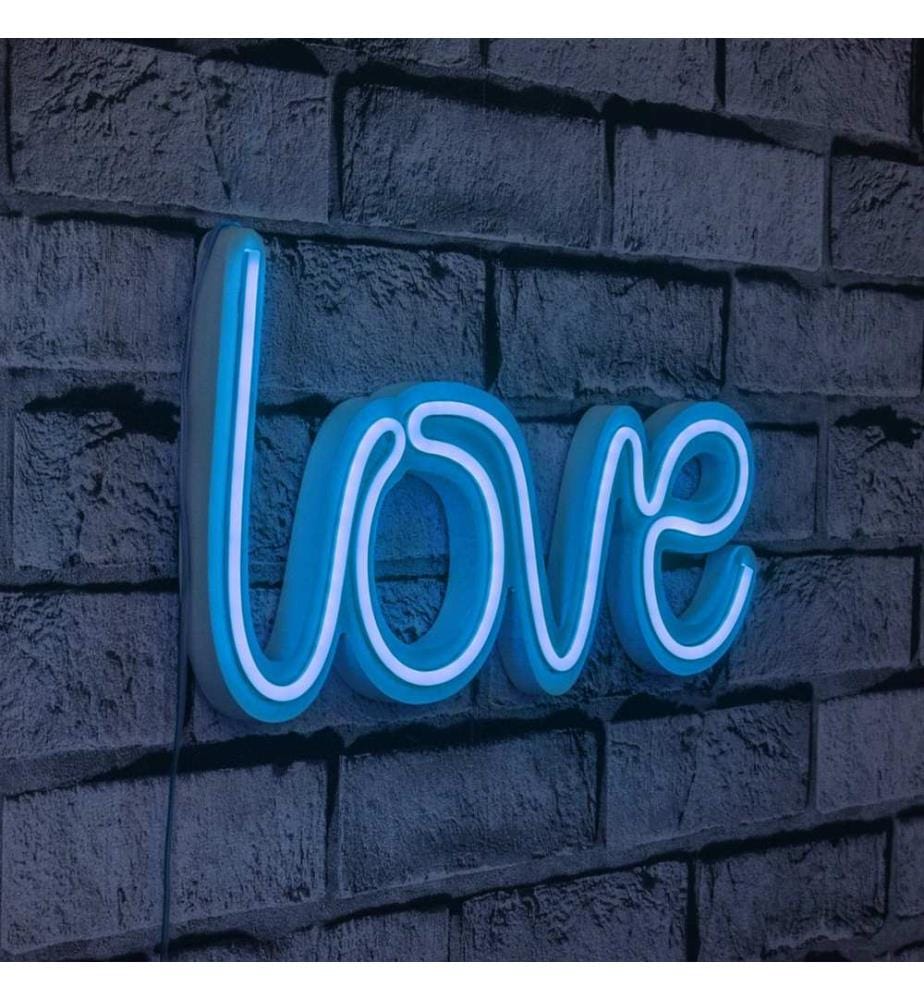 Illuminazione decorativa a LED in plastica, blu, strisce al neon flessibili, tensione di esercizio 12 V CC