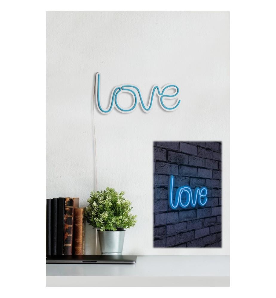 Illuminazione decorativa a LED in plastica, blu, strisce al neon flessibili, tensione di esercizio 12 V CC