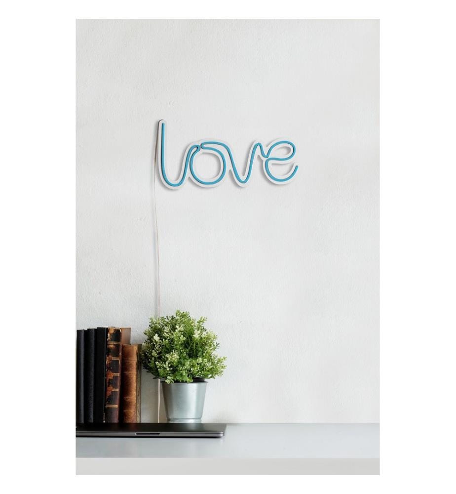 Illuminazione decorativa a LED in plastica, blu, strisce al neon flessibili, tensione di esercizio 12 V CC