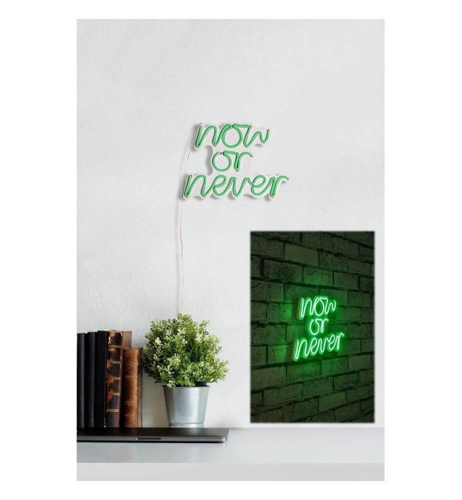 Illuminazione decorativa a LED in plastica, verde, strisce al neon flessibili, tensione di esercizio 12 V CC