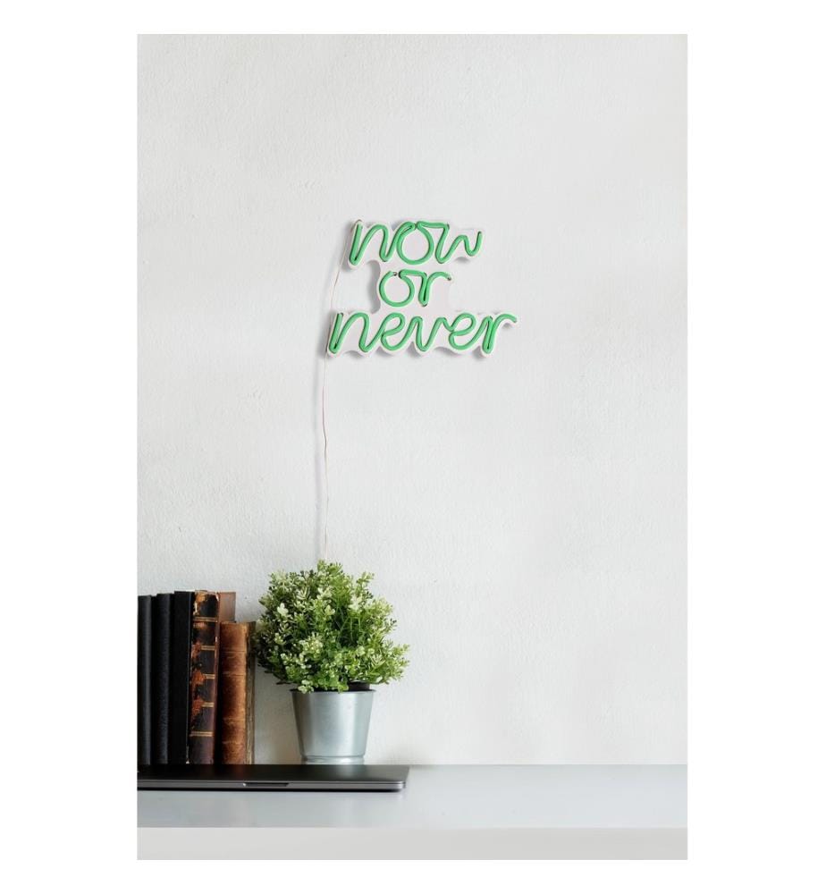 Illuminazione decorativa a LED in plastica, verde, strisce al neon flessibili, tensione di esercizio 12 V CC