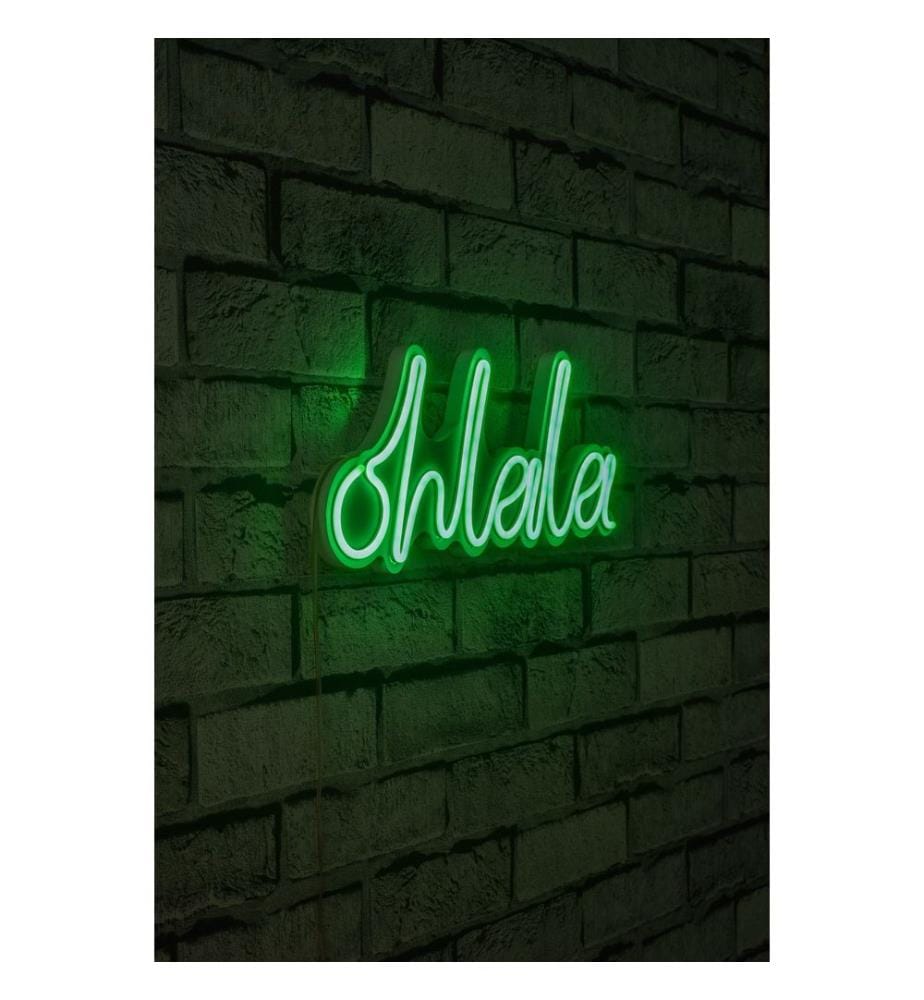Illuminazione decorativa a LED in plastica, verde, strisce al neon flessibili, tensione di esercizio 12 V CC