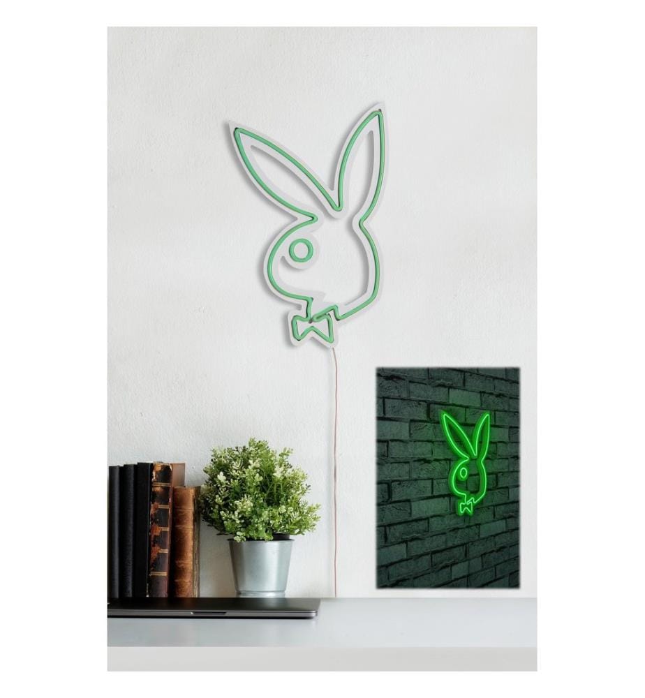 Illuminazione decorativa a LED in plastica, verde, strisce al neon flessibili, tensione di esercizio 12 V CC