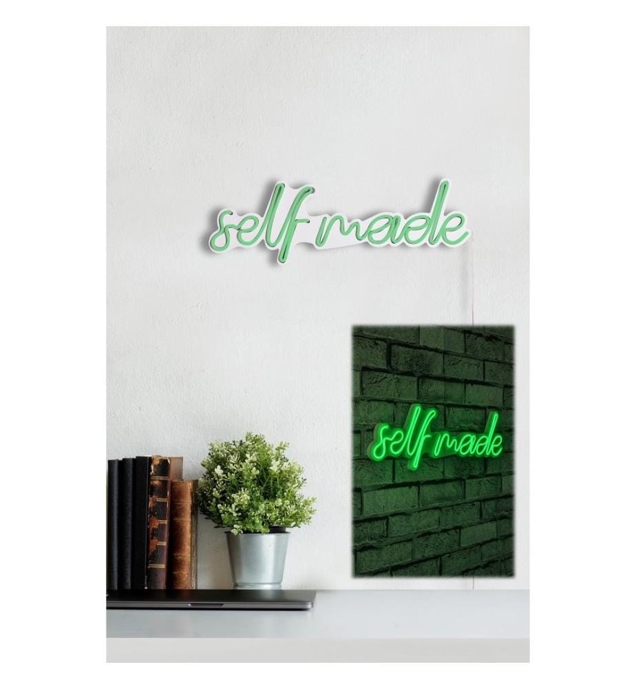 Éclairage décoratif à LED en plastique, vert, bandes de néon flexibles, tension d'alimentation 12 V