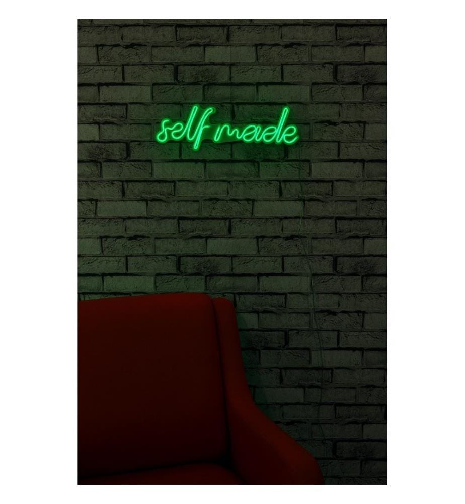 Éclairage décoratif à LED en plastique, vert, bandes de néon flexibles, tension d'alimentation 12 V