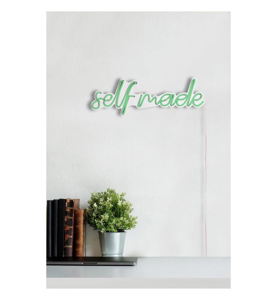 Éclairage décoratif à LED en plastique, vert, bandes de néon flexibles, tension d'alimentation 12 V