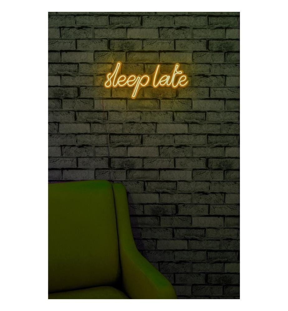 Éclairage décoratif à LED en plastique, jaune, bandes de néon flexibles, tension d'alimentation 12 V