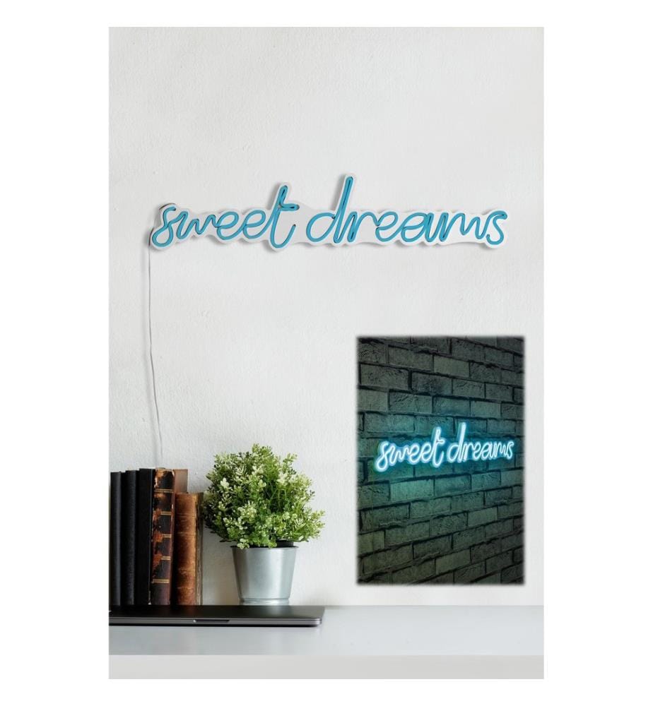 Illuminazione decorativa a LED in plastica, blu, strisce al neon flessibili, tensione di esercizio 12 V CC