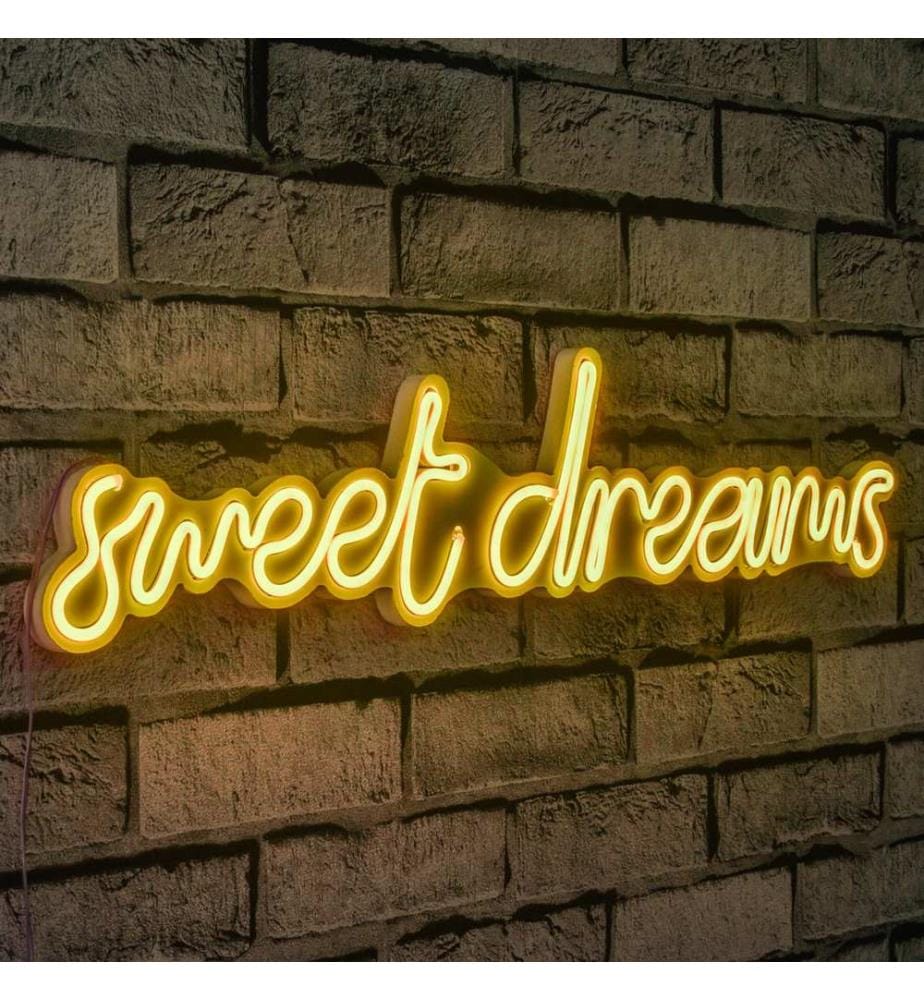 Illuminazione decorativa a LED in plastica, strisce al neon flessibili gialle, tensione di esercizio 12 V CC