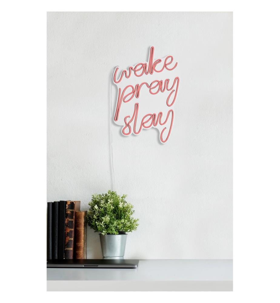 Éclairage décoratif à LED en plastique, rose, bandes de néon flexibles, tension d'alimentation 12 V