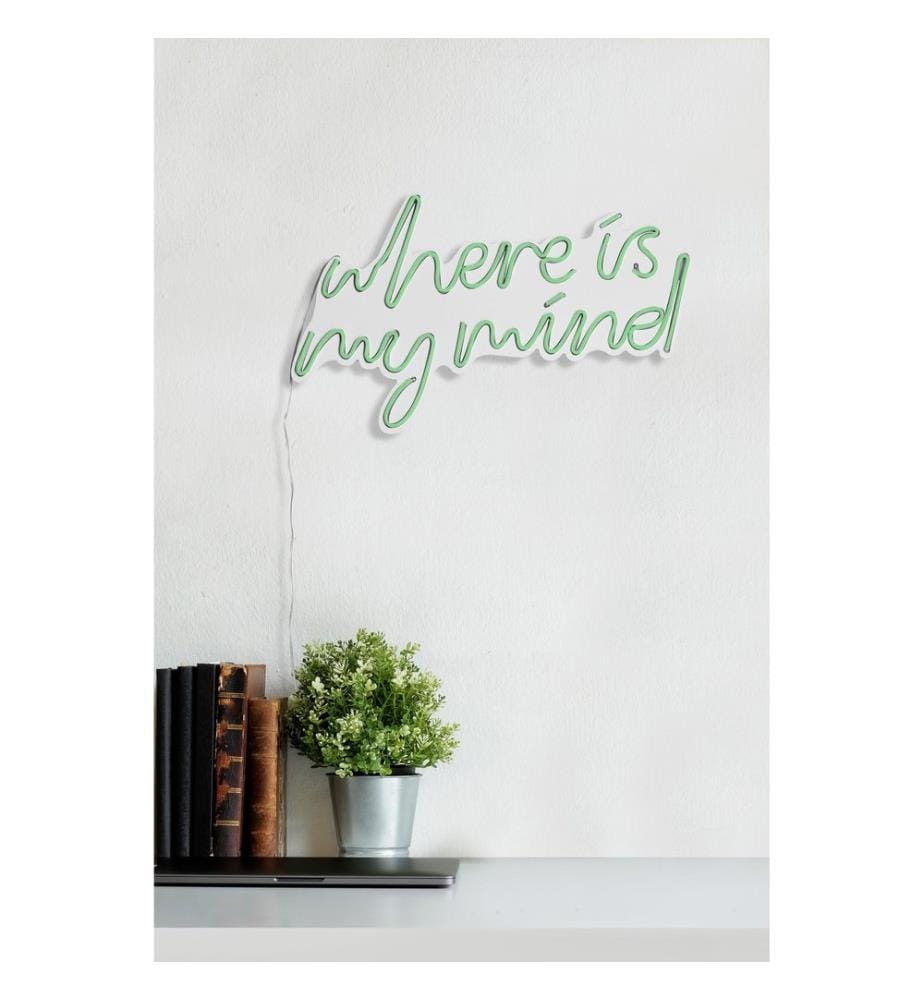 Illuminazione decorativa a LED in plastica, verde, strisce al neon flessibili, tensione di esercizio 12 V CC