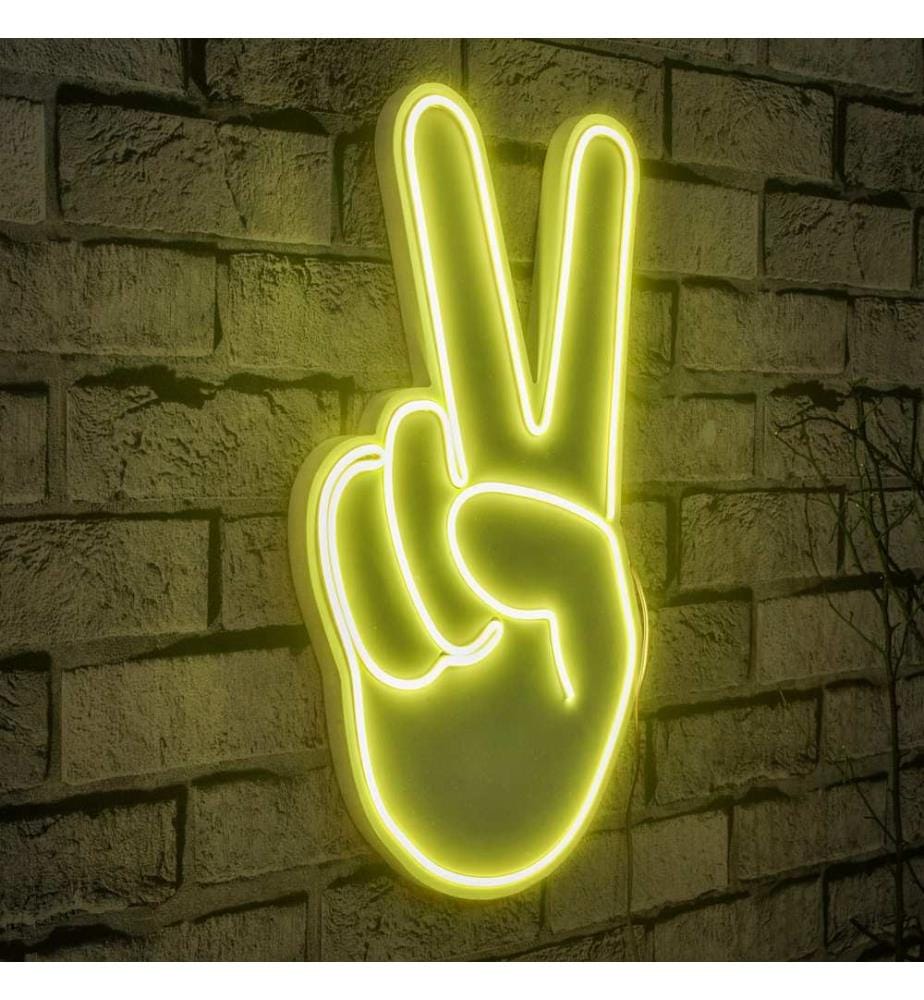 Illuminazione decorativa a LED in plastica, strisce al neon flessibili gialle, tensione di esercizio 12 V CC