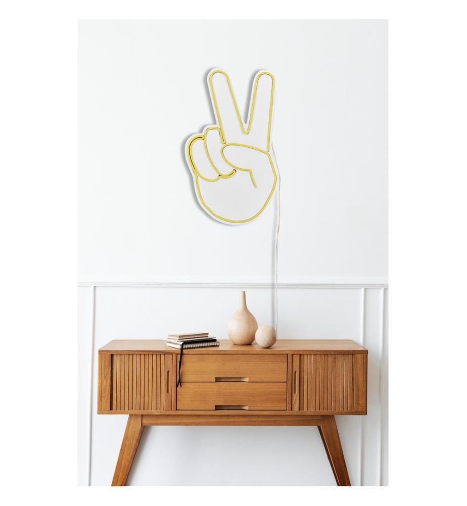 Illuminazione decorativa a LED in plastica, strisce al neon flessibili gialle, tensione di esercizio 12 V CC