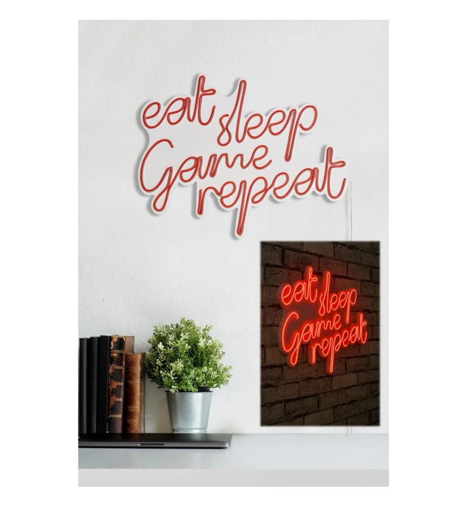 Illuminazione decorativa a LED in plastica, strisce al neon flessibili rosse, tensione di esercizio 12 V CC