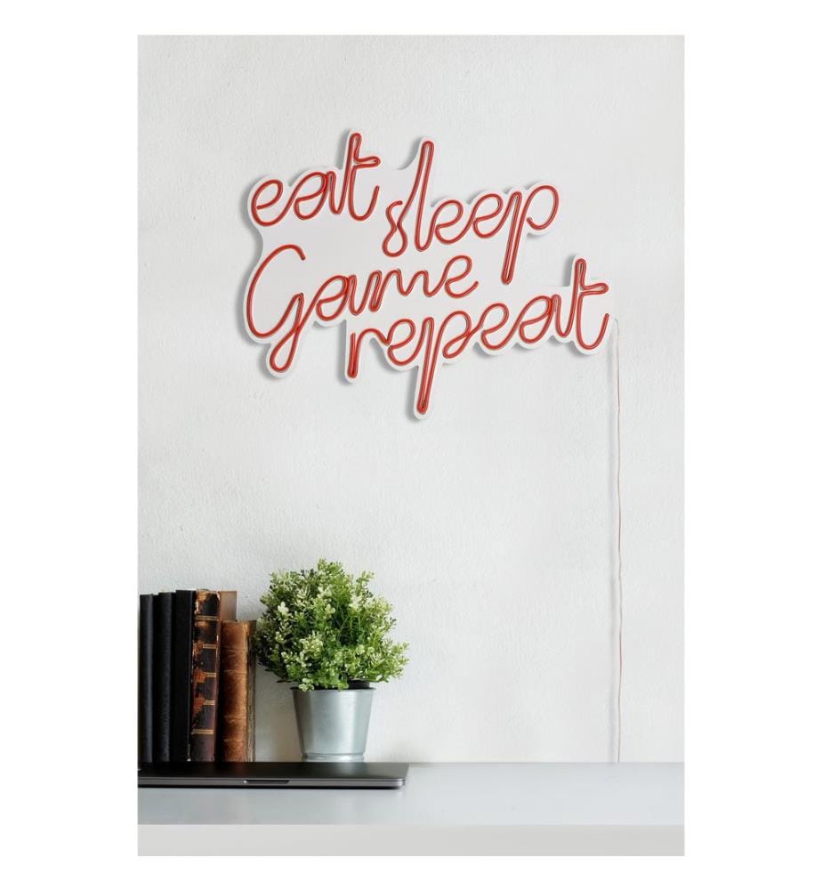 Illuminazione decorativa a LED in plastica, strisce al neon flessibili rosse, tensione di esercizio 12 V CC