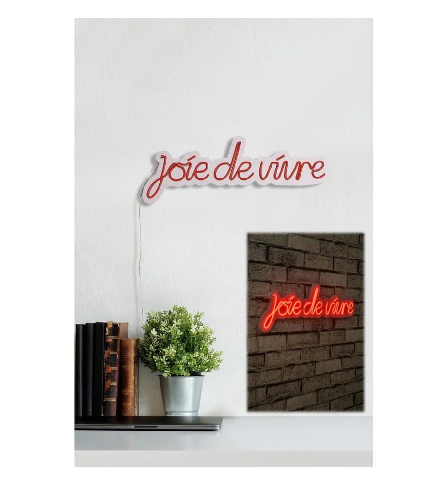 Illuminazione decorativa a LED in plastica, strisce al neon flessibili rosse, tensione di esercizio 12 V CC
