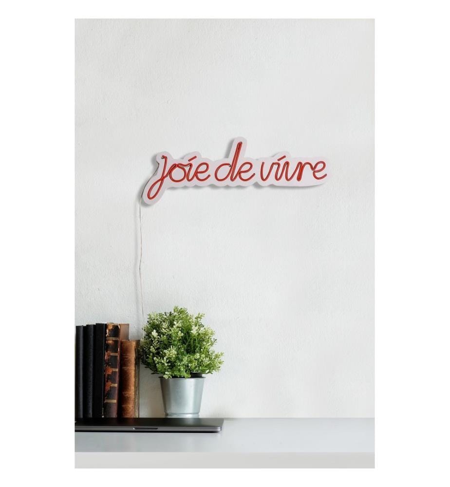 Illuminazione decorativa a LED in plastica, strisce al neon flessibili rosse, tensione di esercizio 12 V CC
