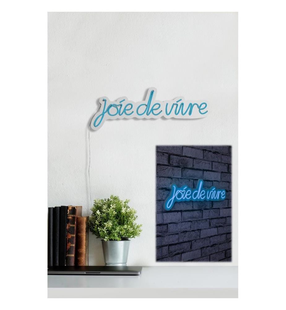 Éclairage décoratif à LED en plastique, bleu, bandes de néon flexibles, tension d'alimentation 12 V