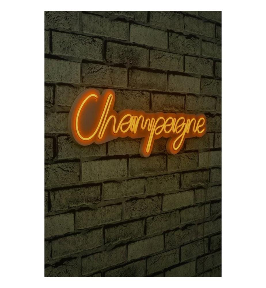 Éclairage décoratif à LED en plastique, jaune, bandes de néon flexibles, tension d'alimentation 12 V