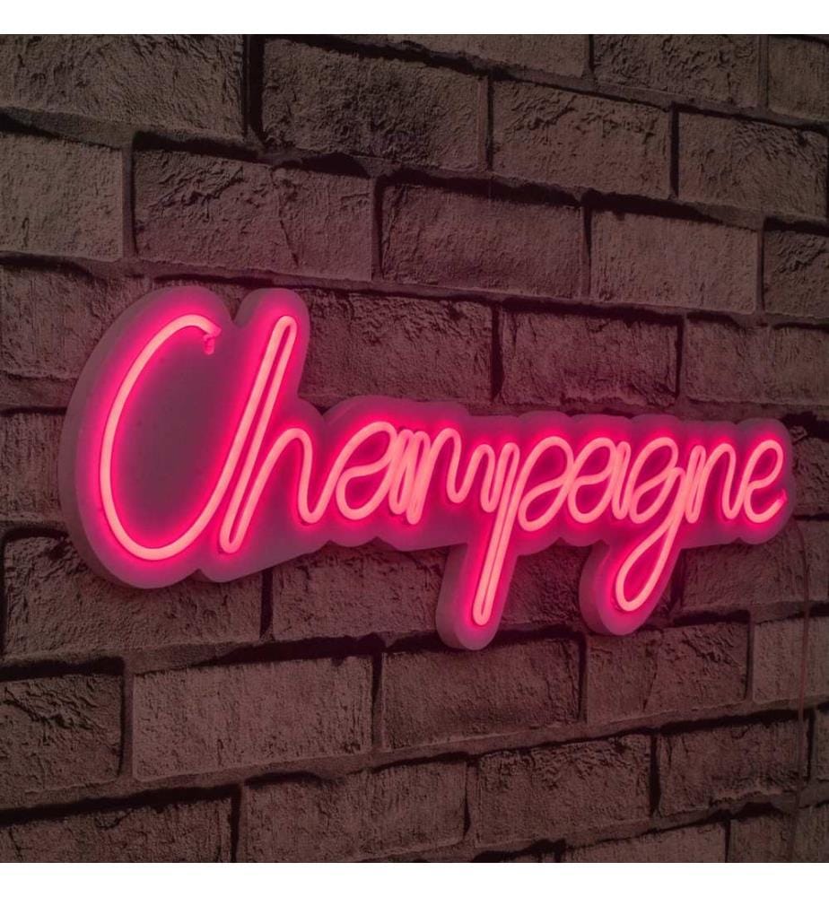 Éclairage décoratif à LED en plastique, rose, bandes de néon flexibles, tension d'alimentation 12 V