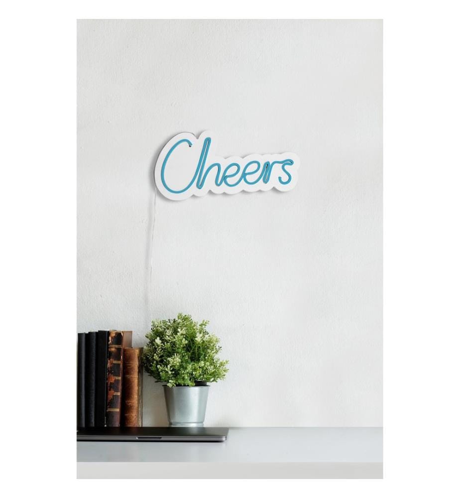 Éclairage décoratif à LED en plastique, bleu, bandes de néon flexibles, tension de service 12 V
