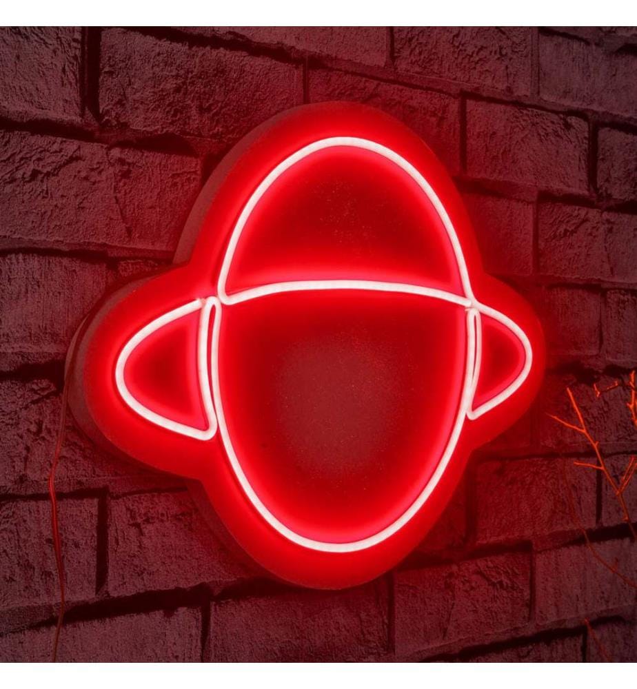Illuminazione decorativa a LED in plastica, strisce al neon flessibili rosse, tensione di esercizio 12 V CC