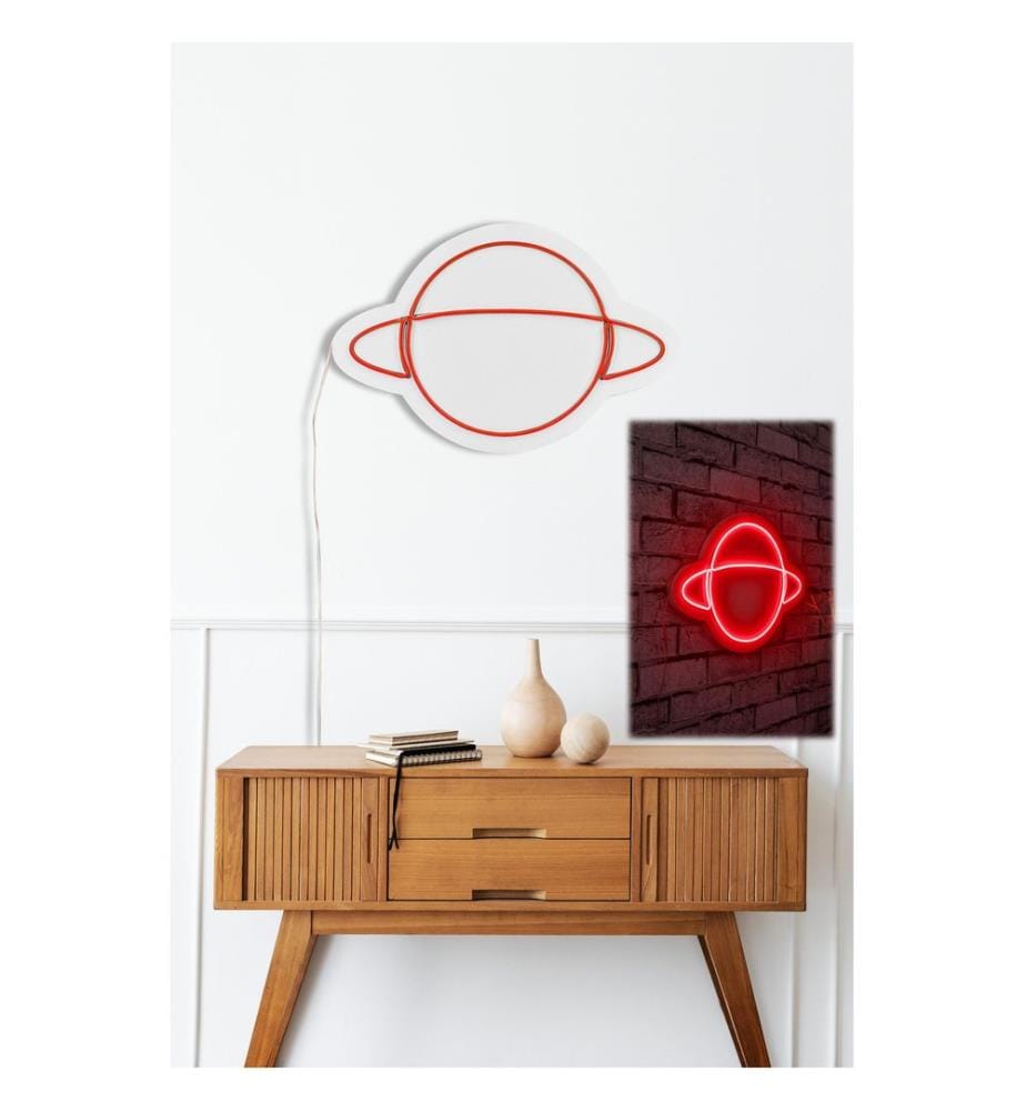 Illuminazione decorativa a LED in plastica, strisce al neon flessibili rosse, tensione di esercizio 12 V CC
