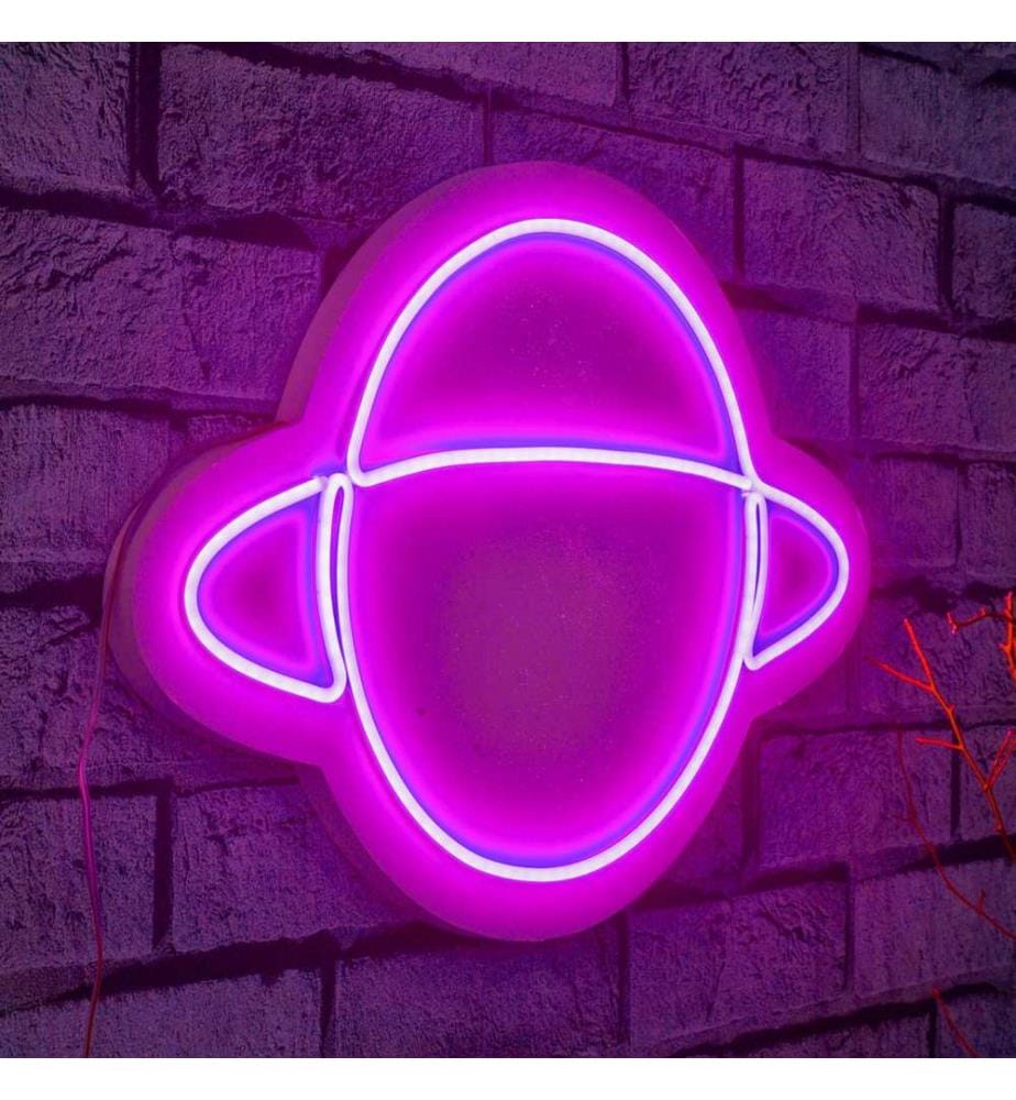 Éclairage décoratif à LED en plastique, rose, bandes de néon flexibles, tension d'alimentation 12 V