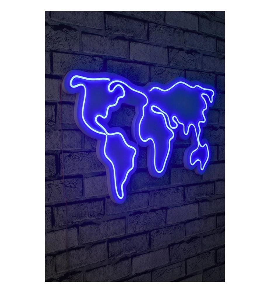 Éclairage décoratif à LED en plastique, bleu, bandes de néon flexibles, tension d'alimentation 12 V