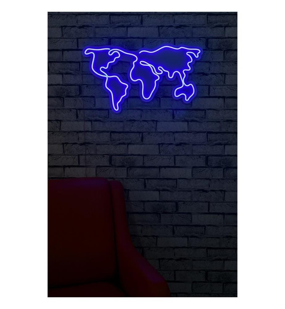 Éclairage décoratif à LED en plastique, bleu, bandes de néon flexibles, tension d'alimentation 12 V