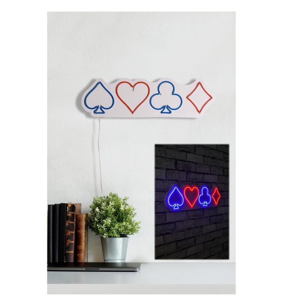Dekorative LED-Beleuchtung aus Kunststoff, mehrfarbig, flexible Neonstreifen, Betriebsspannung 12 V