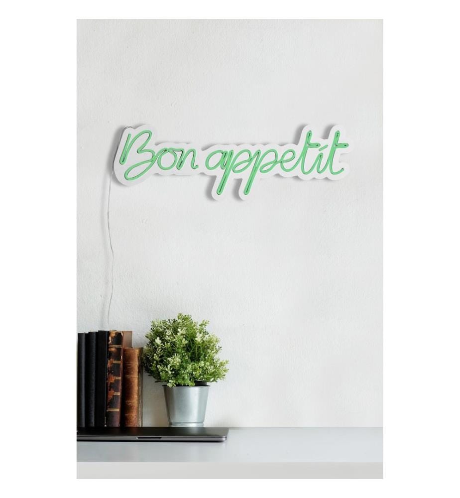 Illuminazione decorativa a LED in plastica, verde, strisce al neon flessibili, tensione di esercizio 12 V CC