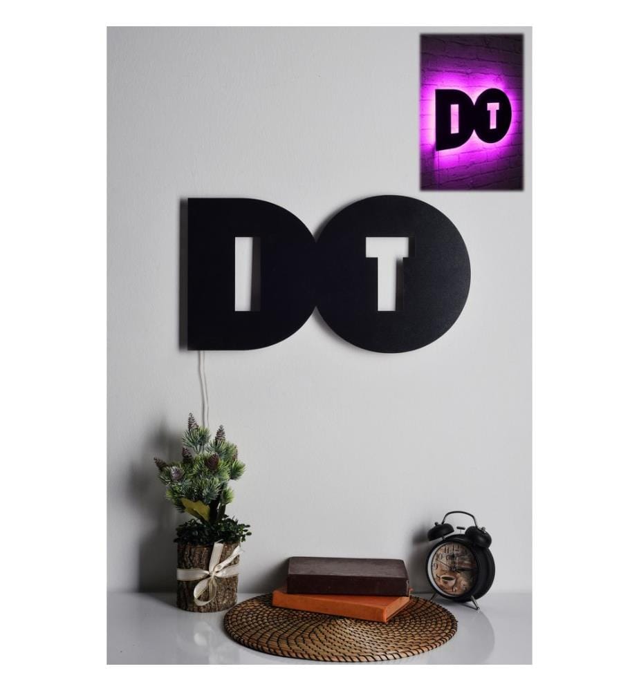 Decorative Led Lighting, Pink, Black MDF Board Base, 60 Leds/M Led Stripes