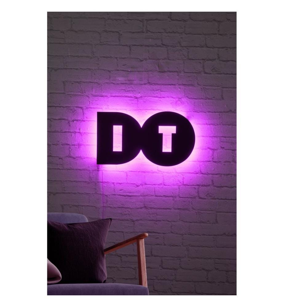 Decorative Led Lighting, Pink, Black MDF Board Base, 60 Leds/M Led Stripes