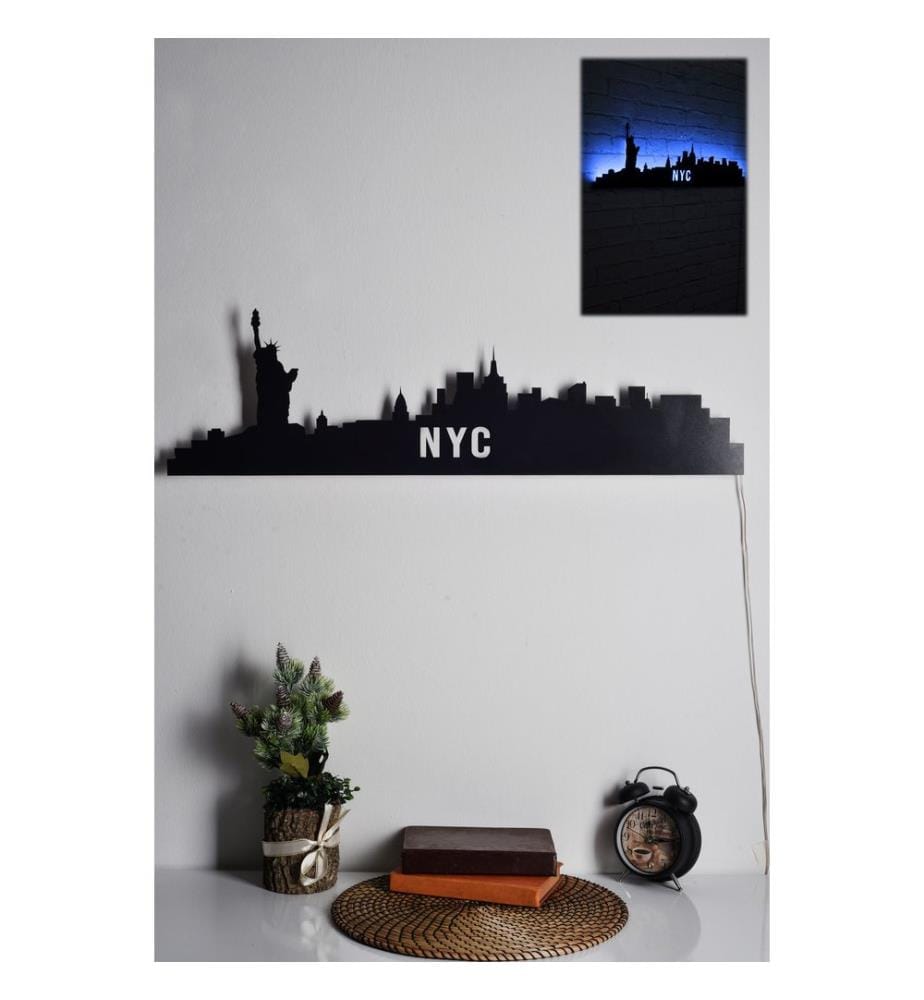 Decorative Led Lighting, Blue, Black MDF Board Base, 60 Leds/M Led Stripes