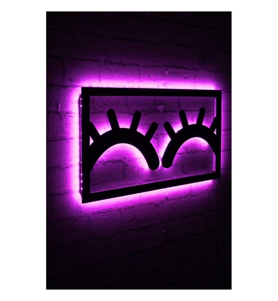 Decorative Led Lighting, Pink, Black MDF Board Base, 60 Leds/M Led Stripes