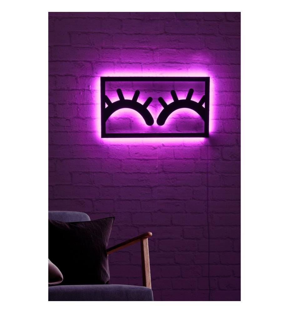 Decorative Led Lighting, Pink, Black MDF Board Base, 60 Leds/M Led Stripes