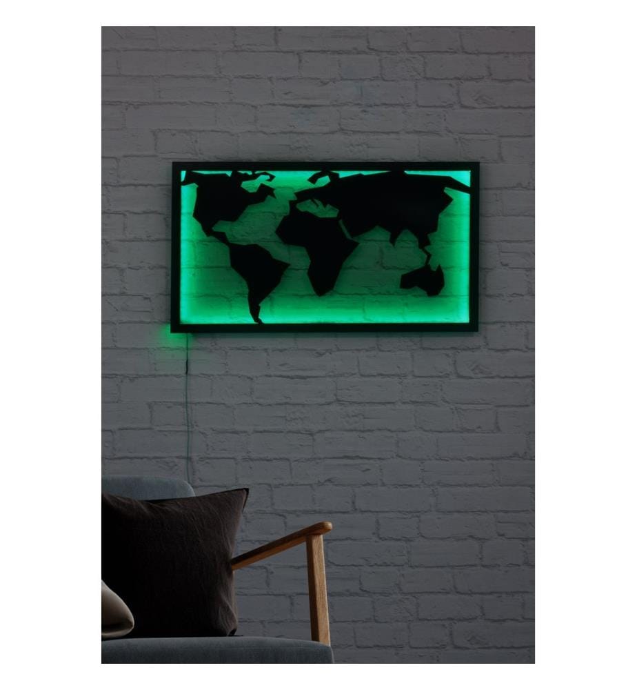 Decorative Led Lighting, Green, Black MDF Board Base, 60 Leds/M Led Stripes