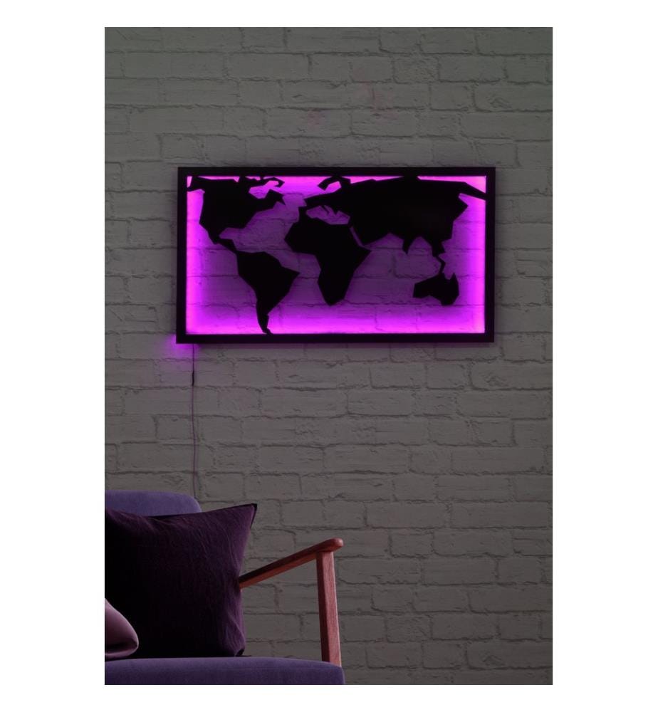 Decorative Led Lighting, Pink, Black MDF Board Base, 60 Leds/M Led Stripes
