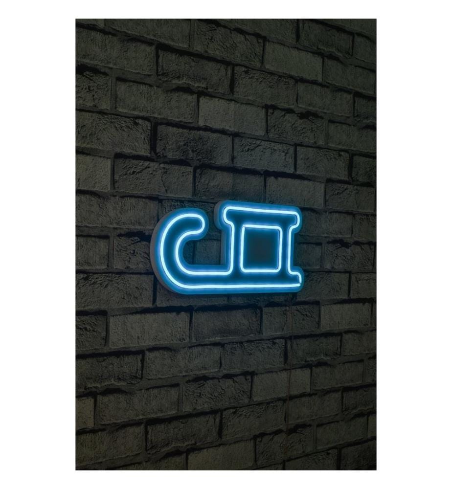 Illuminazione decorativa a LED in plastica, blu, strisce al neon flessibili, tensione di esercizio 12 V CC