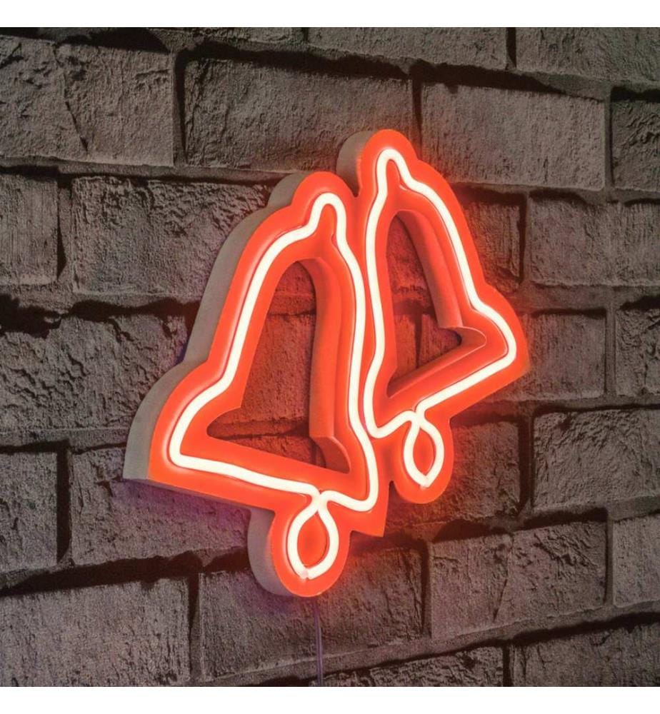 Éclairage décoratif à LED en plastique, rouge, bandes de néon flexibles, tension d'alimentation 12 V