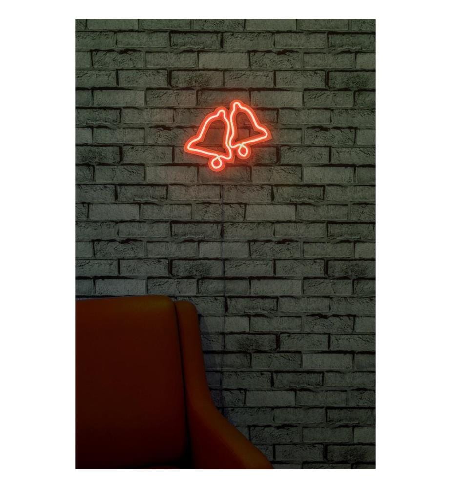Éclairage décoratif à LED en plastique, rouge, bandes de néon flexibles, tension d'alimentation 12 V
