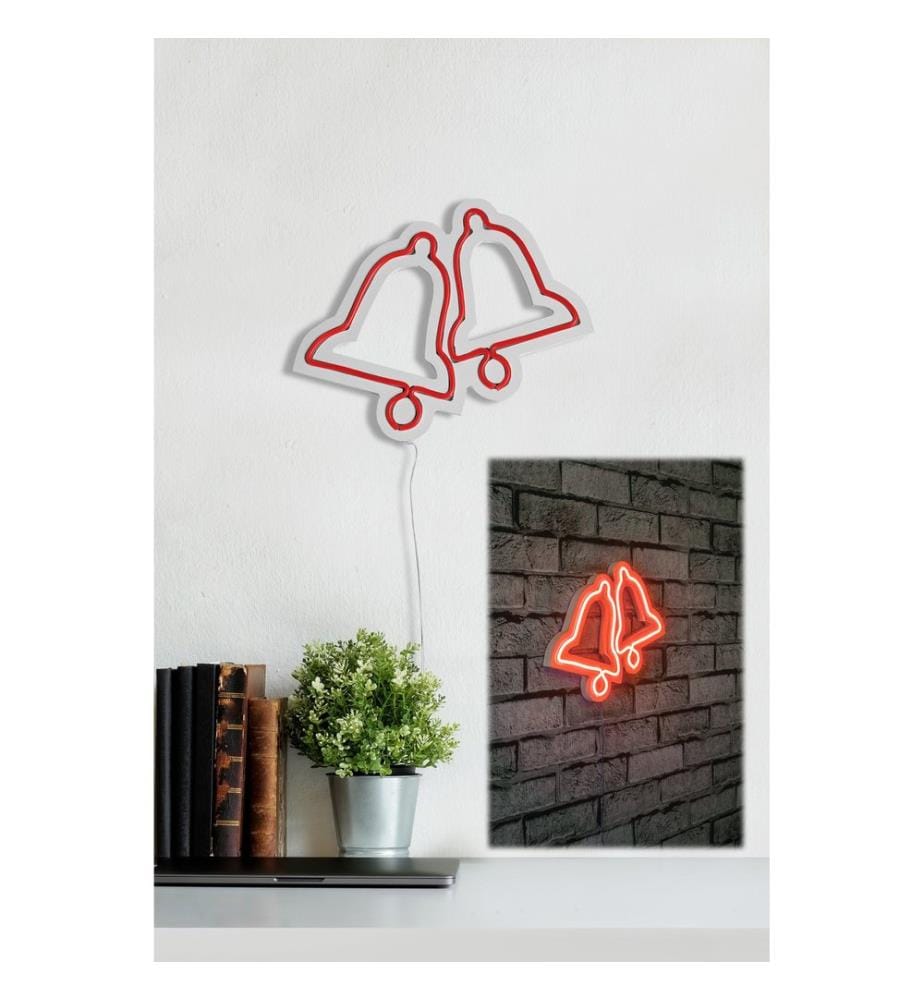 Éclairage décoratif à LED en plastique, rouge, bandes de néon flexibles, tension d'alimentation 12 V
