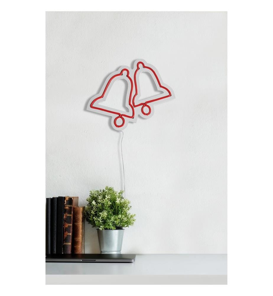 Éclairage décoratif à LED en plastique, rouge, bandes de néon flexibles, tension d'alimentation 12 V