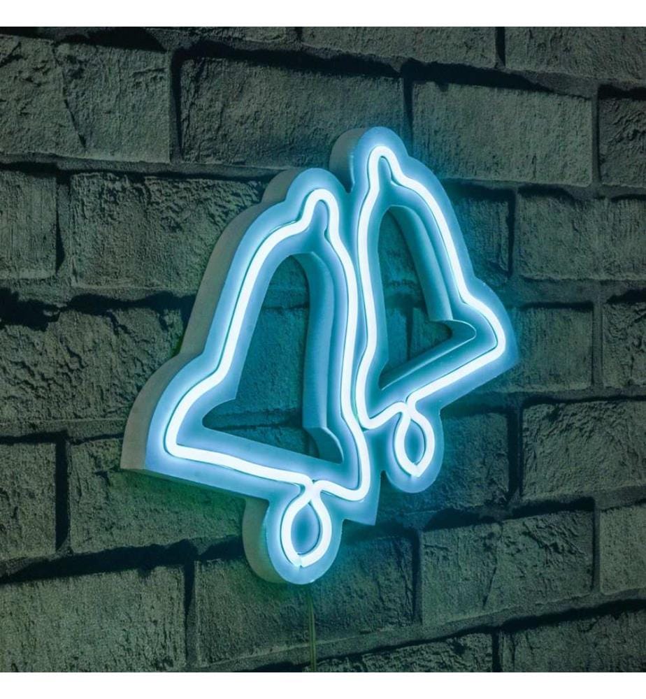 Illuminazione decorativa a LED in plastica, blu, strisce al neon flessibili, tensione di esercizio 12 V CC