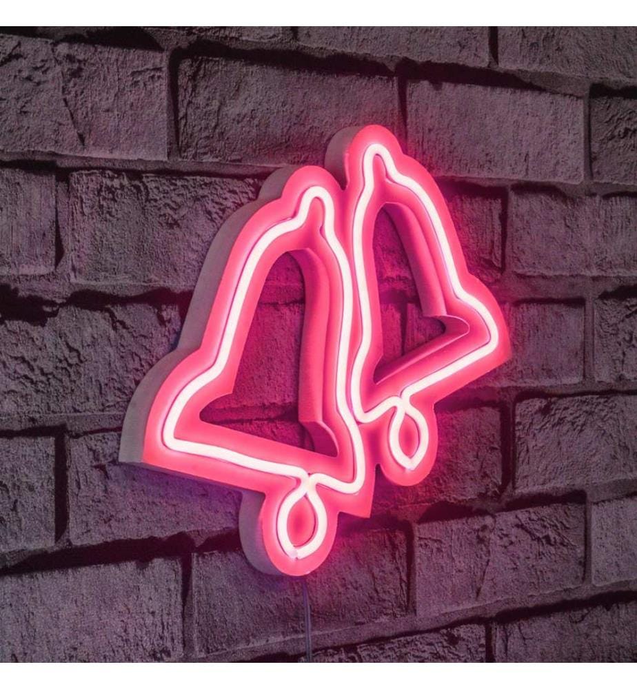 Éclairage décoratif à LED en plastique, rose, bandes de néon flexibles, tension d'alimentation 12 V